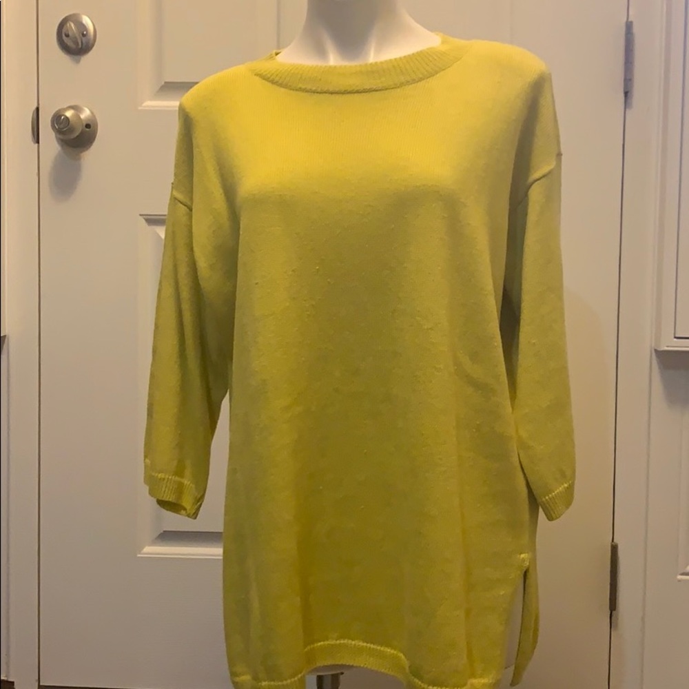 Eileen Fisher Organic Linen Cotton Top Sz. S/M_P/M